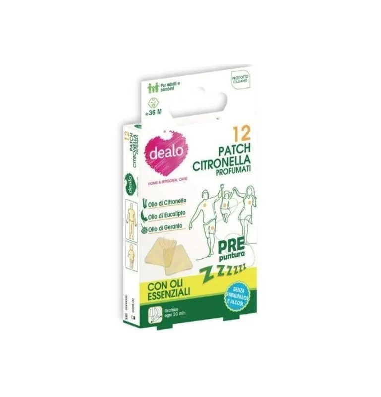 Dealo-Pharma Cerotti Antizanzare pz 12 – Cartone 12 pz