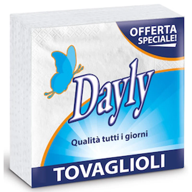 Dayly Tovaglioli Doppiovelo 38x38 pz 50 – Cartone 42 pz