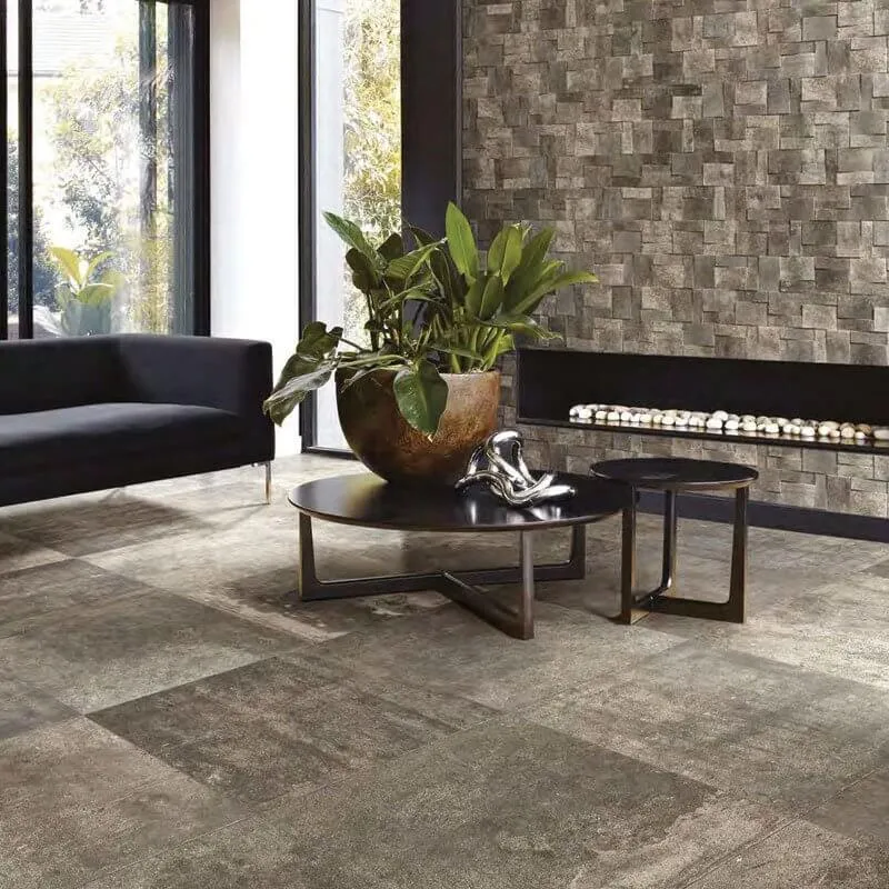 Gres Porcellanato Effetto Pietra Rettificato Naturale 80x80 9mm Mud La Roche - Florim