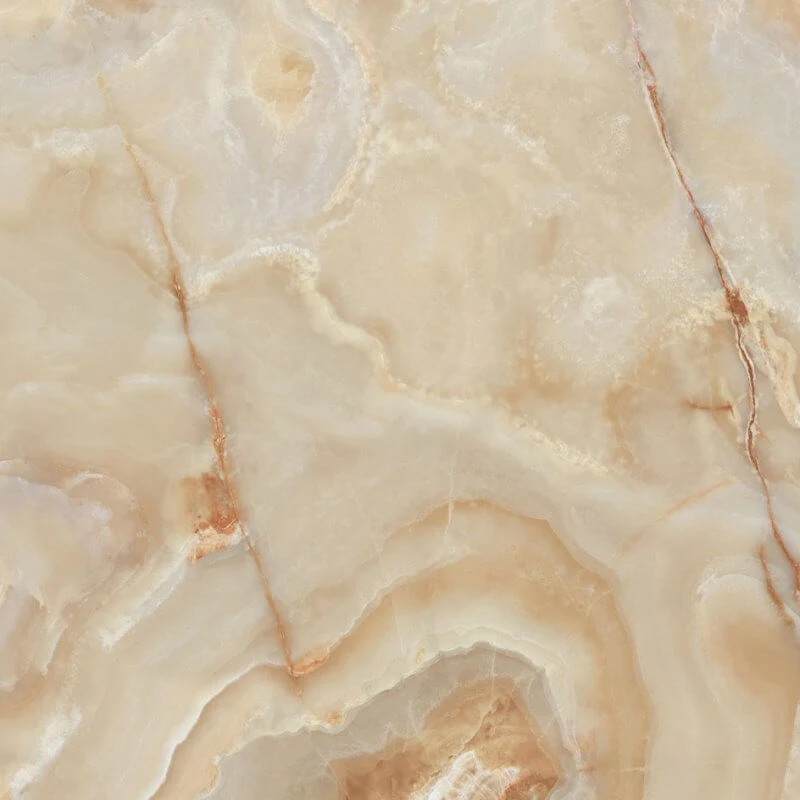 Gres Porcellanato Effetto Pietra Rettificato Lucido 60x60 9mm Golden Onyx Onyx&More - Florim