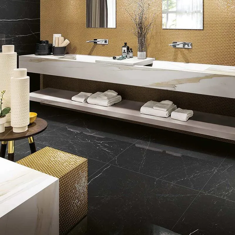 Gres Porcellanato Effetto Marmo Rettificato Naturale 120x120 6mm Marquinia I classici - Florim