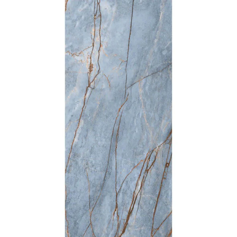 Gres Porcellanato Effetto Marmo Rettificato Lucido 60x120 6mm Azure Heritage - Florim