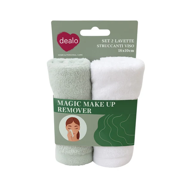 Dealo Set Asciugamani Levatrucco pz 2 – Cartone 24 pz