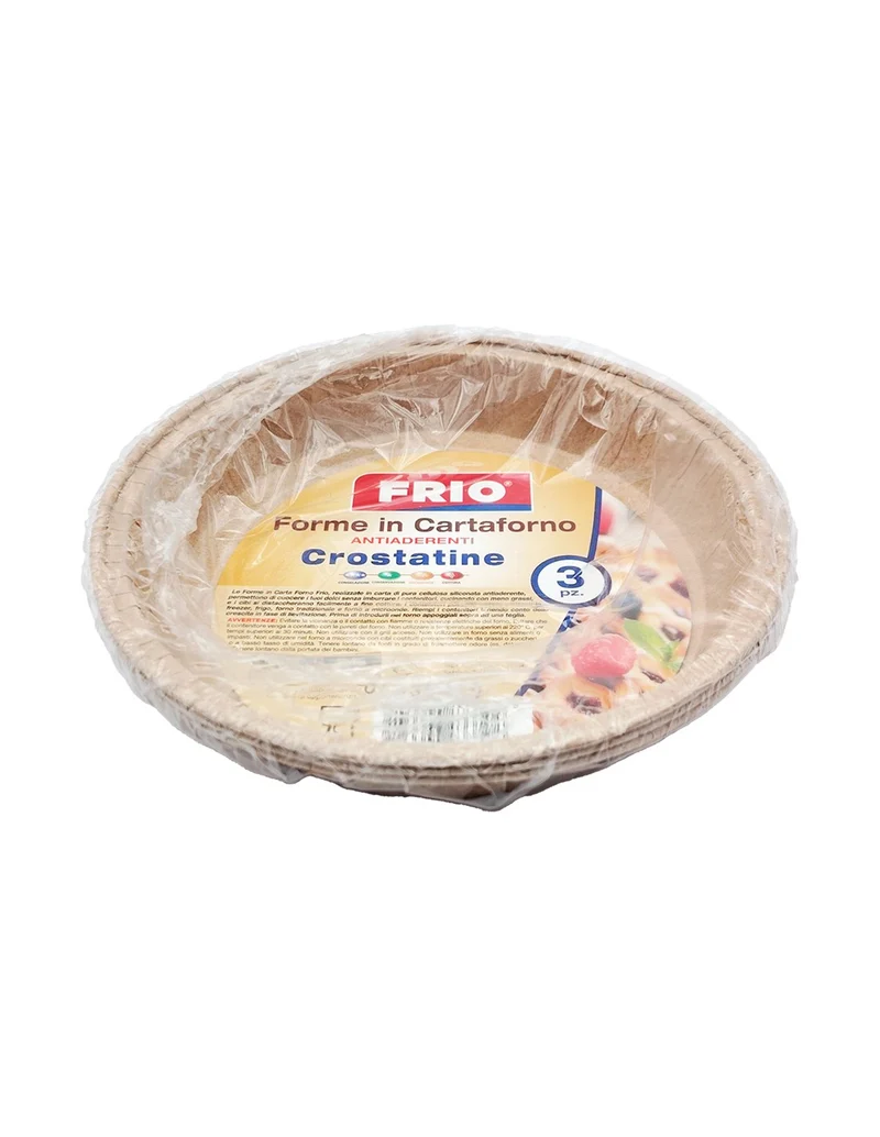 Frio Cartaforno Forme Crostatine pz 3 – Cartone 24 pz