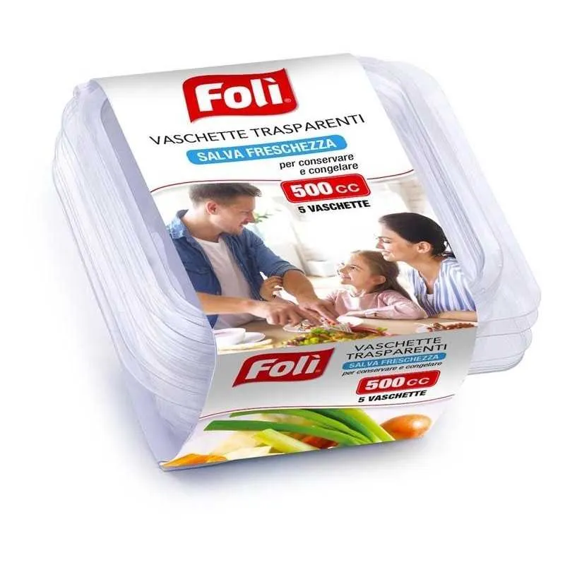 Foli'cont Pack Salvafresc 500cc — Contenitori Salva-Freschezza · Vendita all'ingrosso a cartone