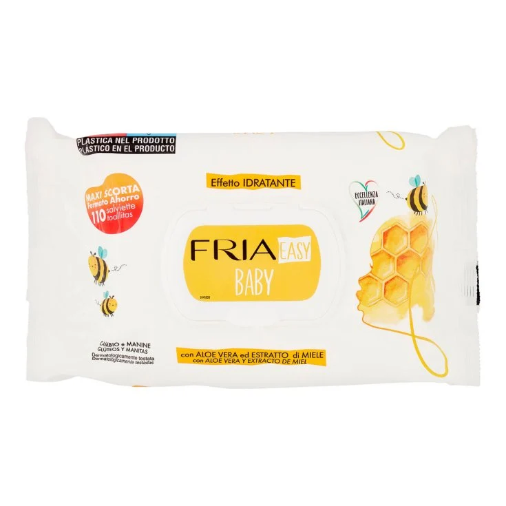 Fria Salviette Easy Baby pz 110 Aloe Vera&miele – Cartone 10 pz