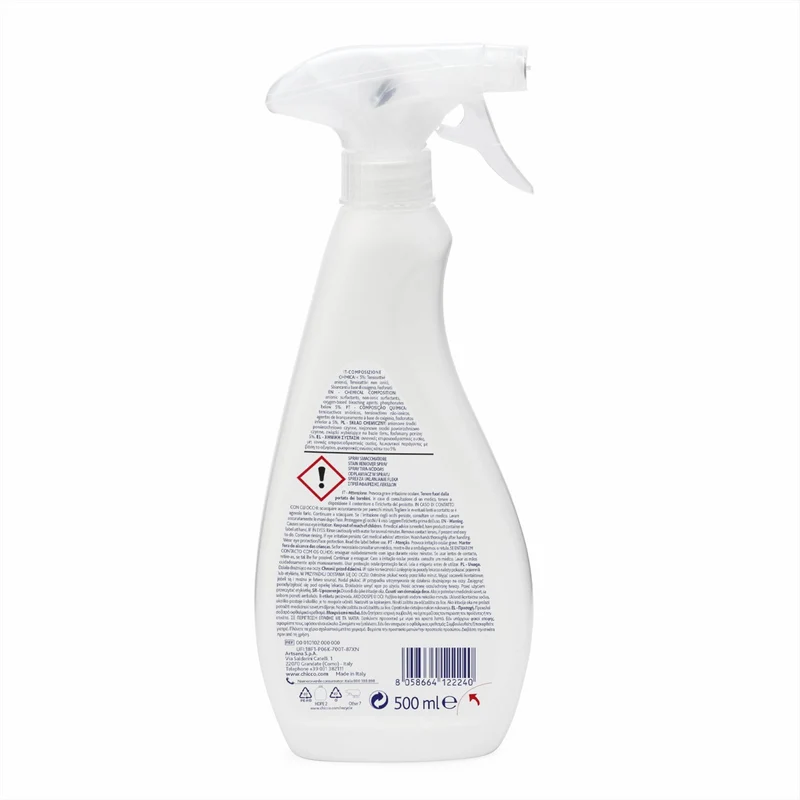 Chicco Smacchiatore Tessuti Spray 500ml – Cartone 6 pz