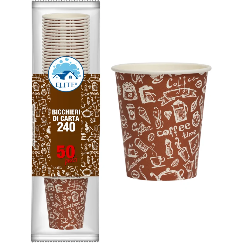 Cappucino Carta Bio Vesuvio 240cc pz 50 – Cartone 20 pz