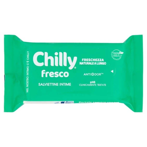 Chilly Salviettine pz 12 Anti Odore Ciclo – Cartone 12 pz