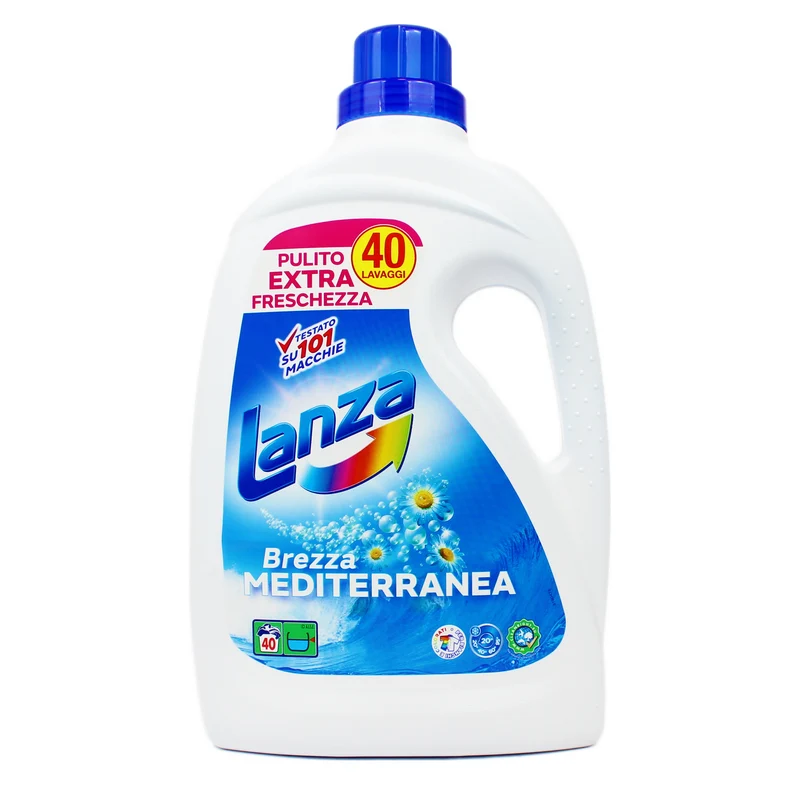 Lanza 40 lavaggi 2lt Brezza Mediterranea – Cartone 8 pz