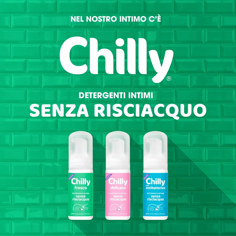 Chilly Detergente Intimo S/risciacquo 100ml Delicato – Cartone 6 pz