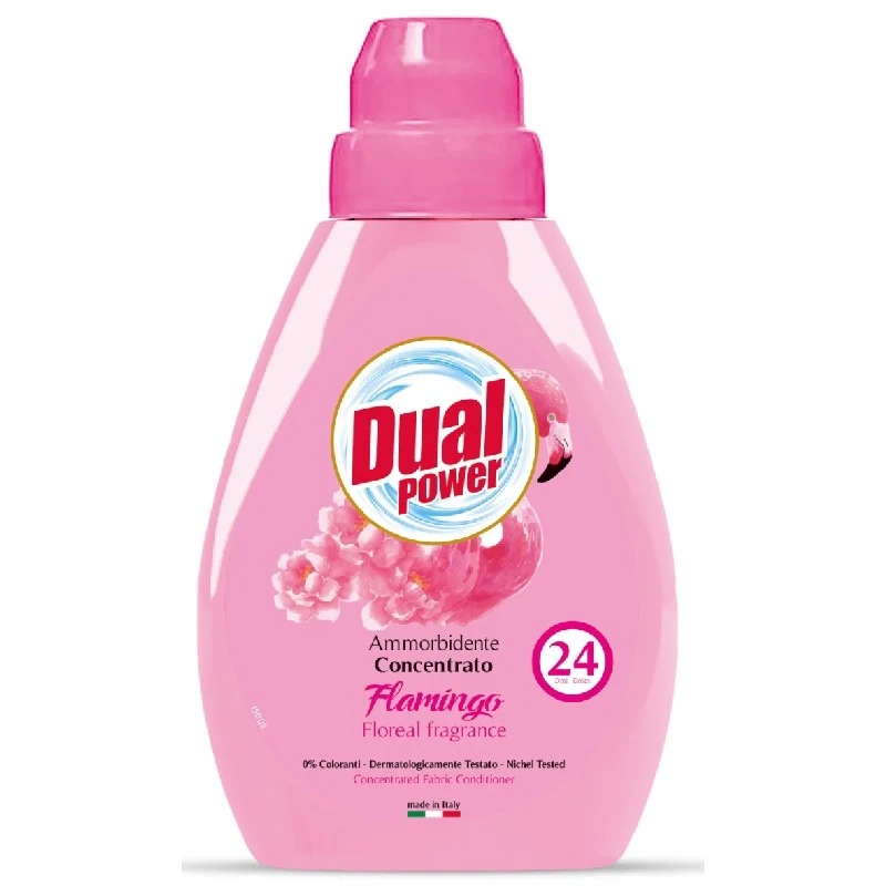 Dual Power Ammorbidente Concentrato 600ml — Bucato Morbido e Profumato · Cartone da 6 confezioni