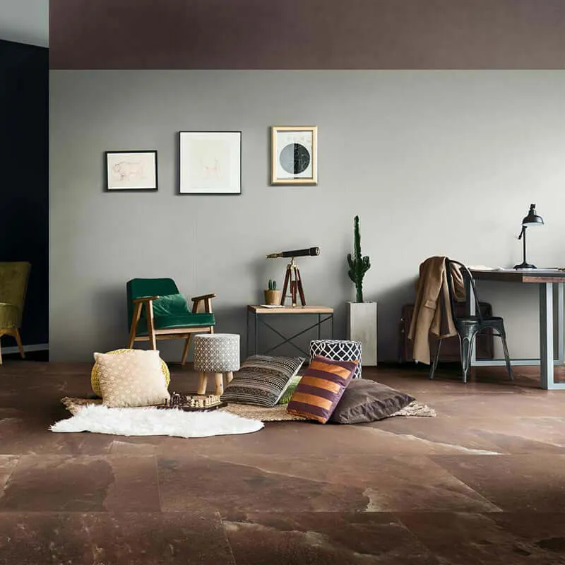Gres Porcellanato Effetto Pietra Rettificato Bocciardato 30x60 9mm Hawaiian Red Rock Salt - Florim