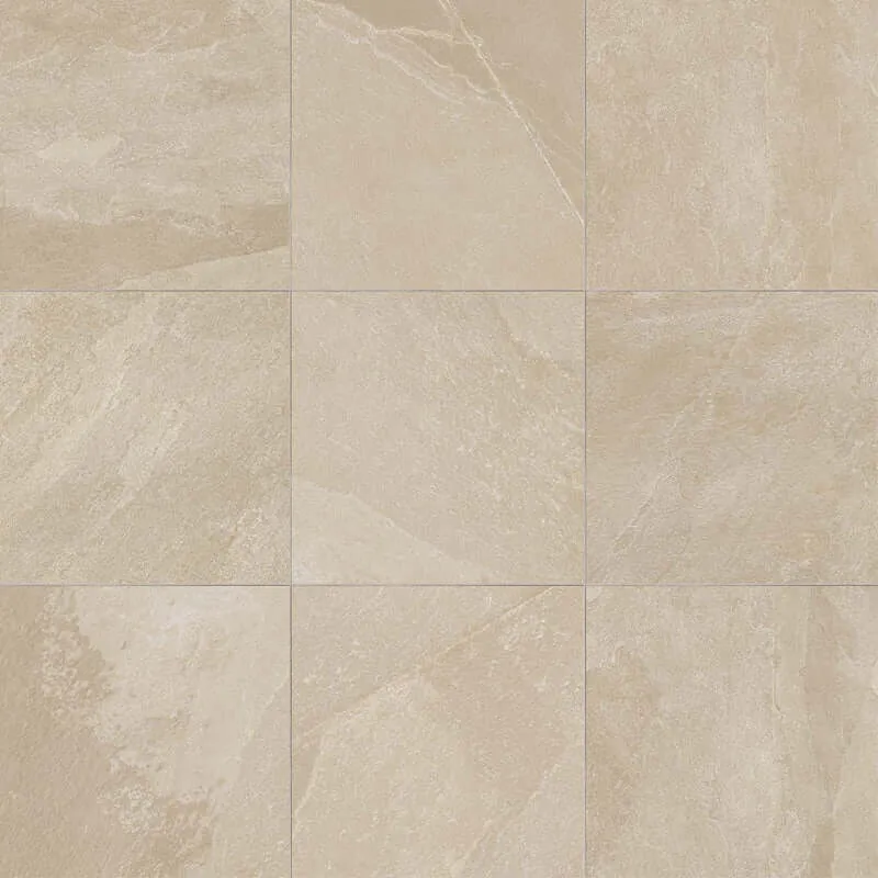 Gres Porcellanato Effetto Pietra Rettificato Bocciardato 60x60 20mm Cream Natural Stone - Florim