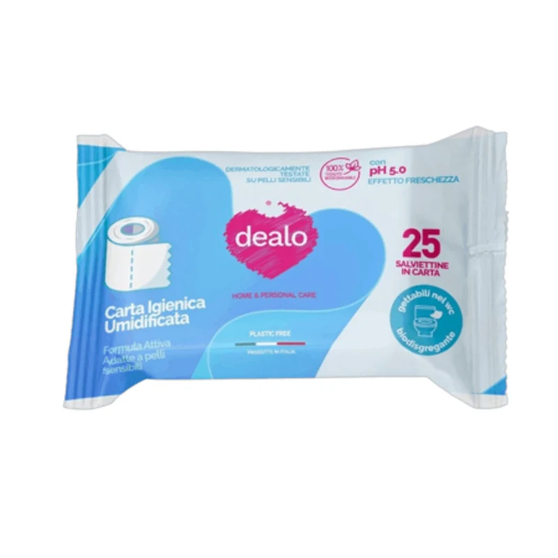 Dealo Salviett Carta Igienica pz 25 – Cartone 12 pz
