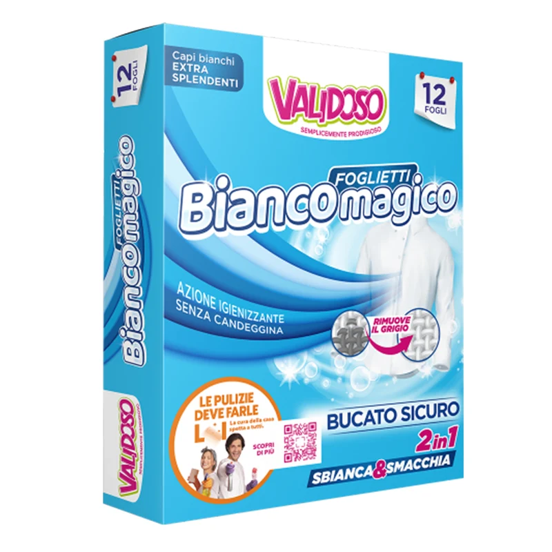 Validoso Cattura Colori pz 12 Capi Bianchi – Cartone 24 pz