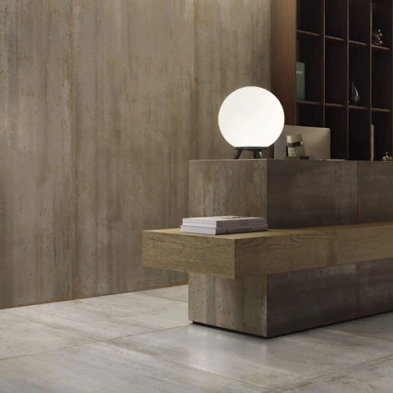 Gres Porcellanato Effetto Cemento Rettificato Grip 80x80 8.5mm Aluminum Oxide - Gardenia Orchidea