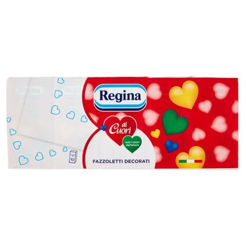 Regina Fazzoletti pz 10 Cuori – Cartone 16 pz