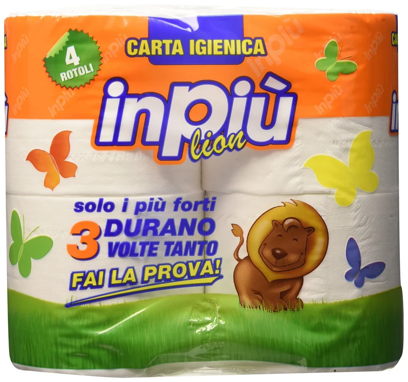 Inpiu'Igienica Super pz 4 – Cartone 10 pz