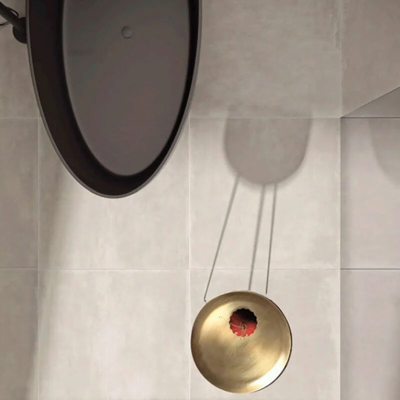 Gres Porcellanato Effetto Cemento Rettificato Naturale 100x100 8.5mm Bianco Make - Gardenia Orchidea
