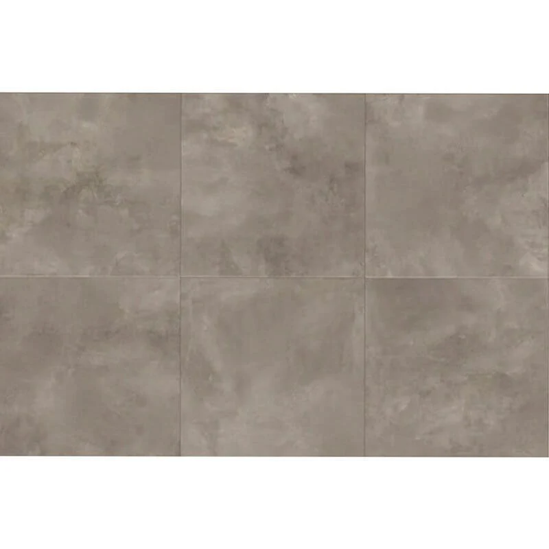 Gres Porcellanato Effetto Cemento Rettificato Naturale 40x80 8.5mm Grigio Corten Make - Gardenia Orchidea