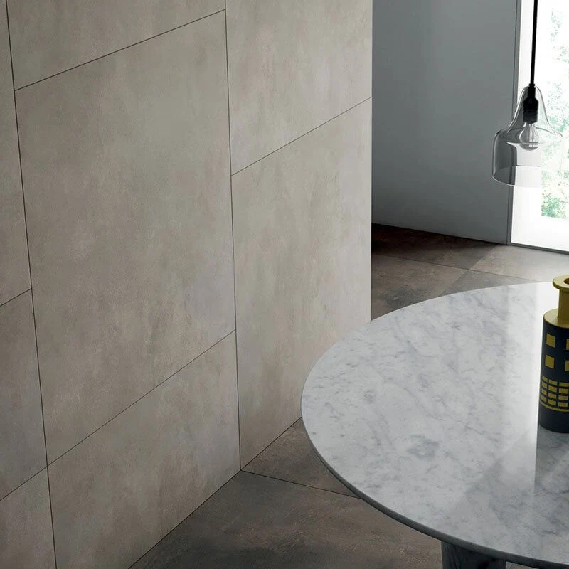Gres Porcellanato Effetto Cemento Rettificato Naturale 30x60 8.5mm Grigio Corten Make - Gardenia Orchidea
