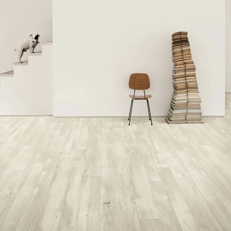 Gres Porcellanato Effetto Legno Rettificato Naturale 20x120 8.5mm Sbiancato Just Nature - Gardenia Orchidea
