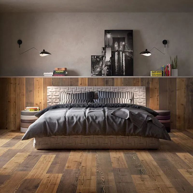 Gres Porcellanato Effetto Legno Rettificato Grip 20x120 8.5mm Brown Just Mix - Gardenia Orchidea