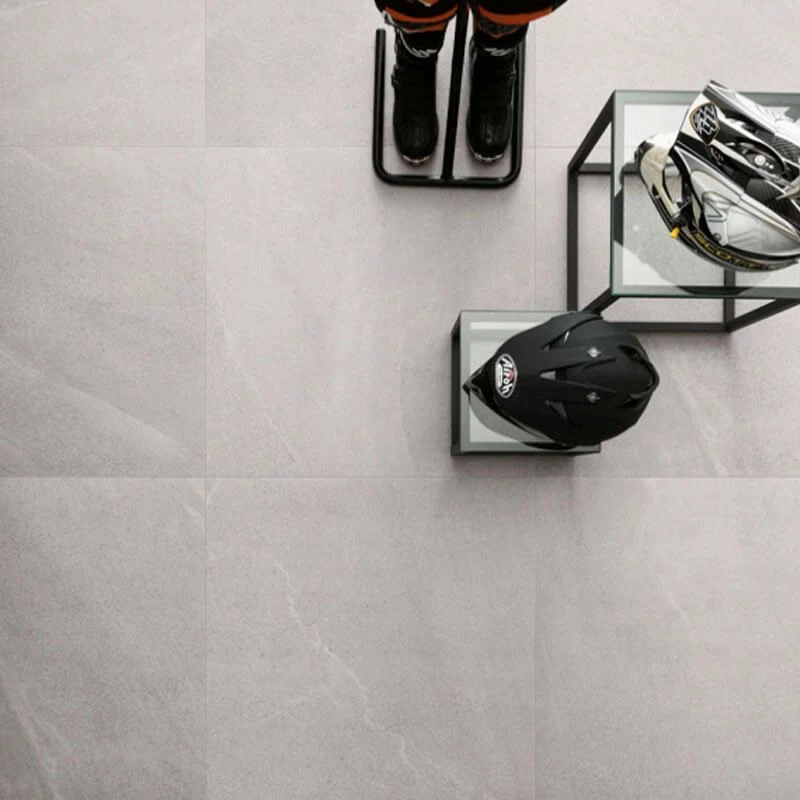 Gres Porcellanato Effetto Pietra Rettificato Naturale 60x120 8.5mm Rock Burlington Stone - Gardenia Orchidea