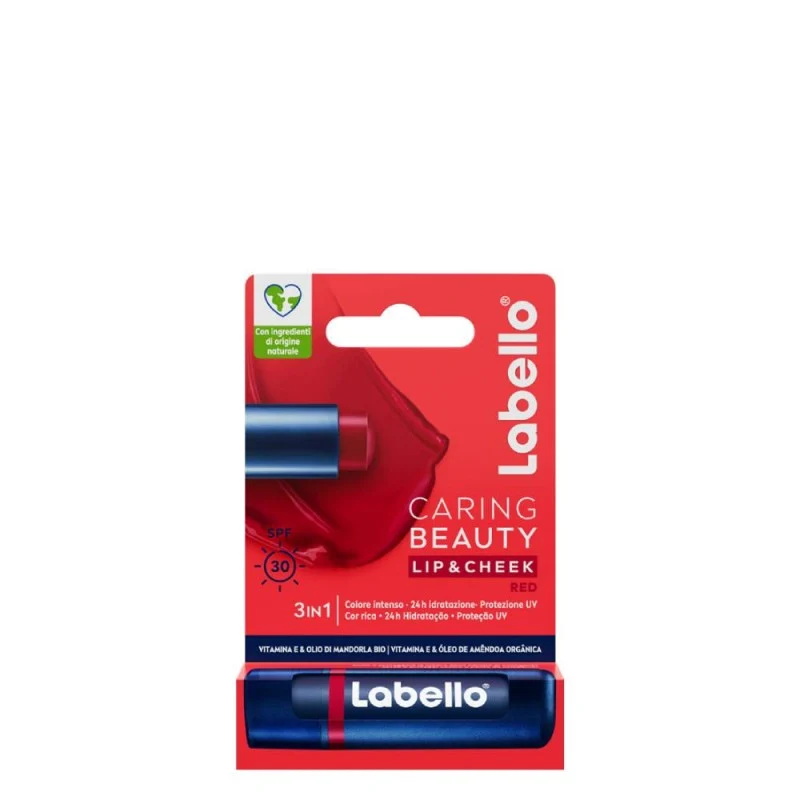 Labello Caring Beauty Red 4,8gr – Cartone 12 pz