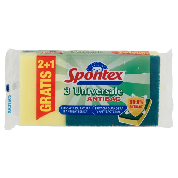 Spontex Spugna+ret pz 3 Universale – Cartone 30 pz
