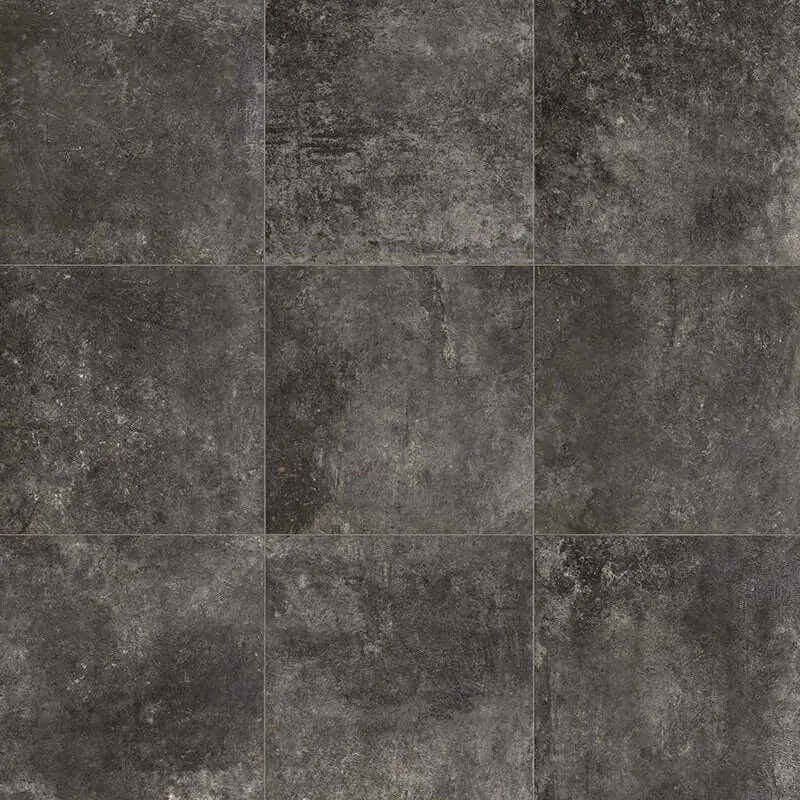 Gres Porcellanato Effetto Cemento Rettificato Grip 30x60 9mm Work Charcoal Artifact - Florim