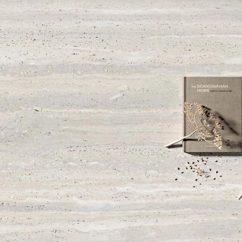 Gres Porcellanato Effetto Marmo Rettificato Naturale 120x120 8.5mm Avorio Dorica - Ariana