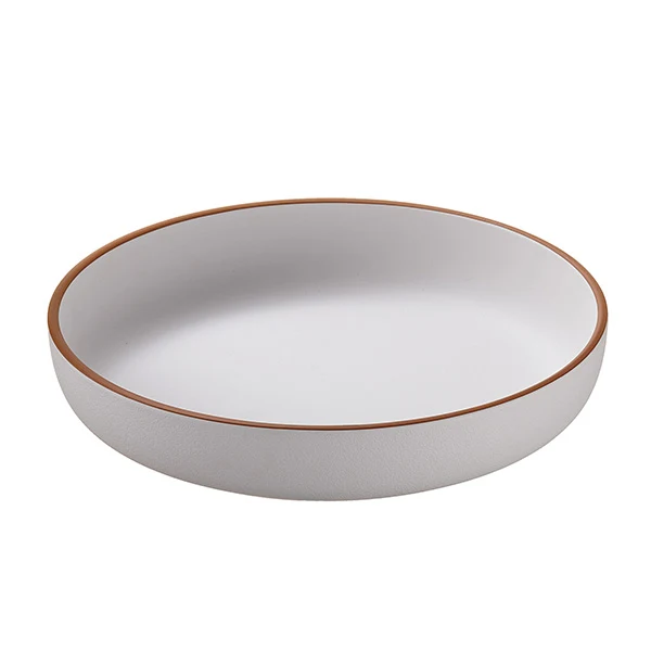 Leone - N0001 - Piatto fondo - rPET - bianco - Ø21 x 3,8cm - Leone - 105501 - Conf. da 1 Pz.