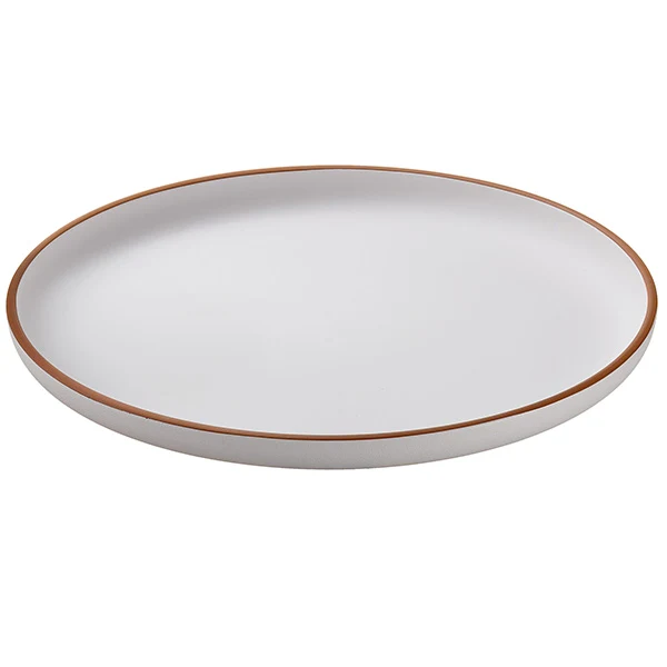 Leone - N0003 - Piatto piano - rPET - bianco - Ø27,5 x 2,8cm - Leone - 105503 - Conf. da 1 Pz.