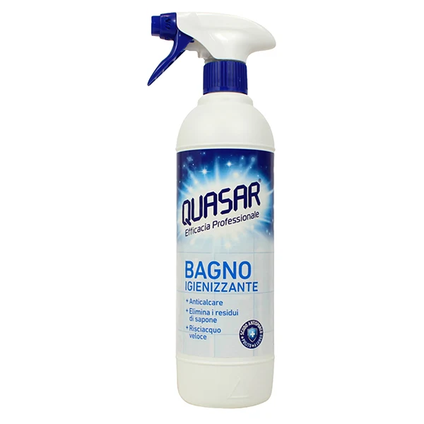 Quasar - 05-0751 - Detergente igienizzante bagno in spray Quasar - flacone da 580 ml - Quasar - 105920 - Conf. da 1 Pz.