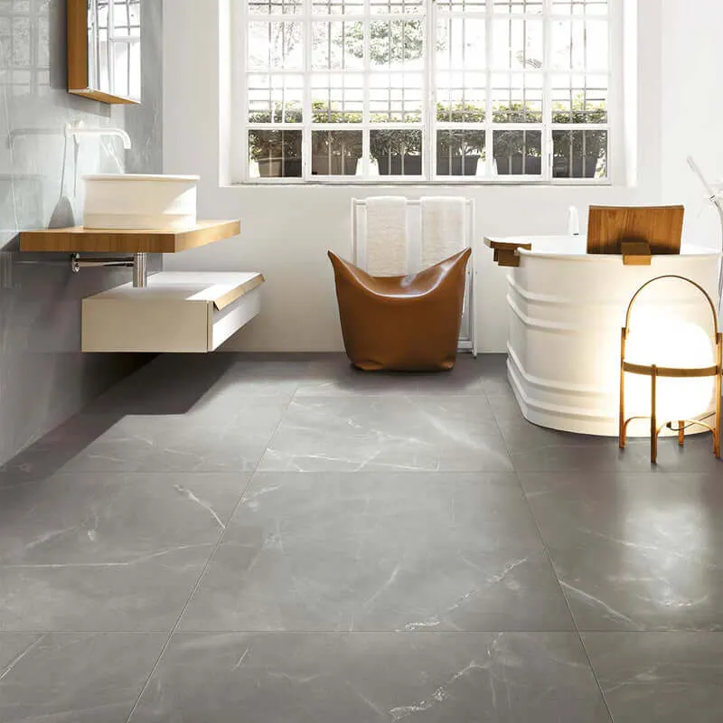 Gres Porcellanato Effetto Marmo Rettificato Naturale 30x60 9mm Amani Grey Timeless - Florim