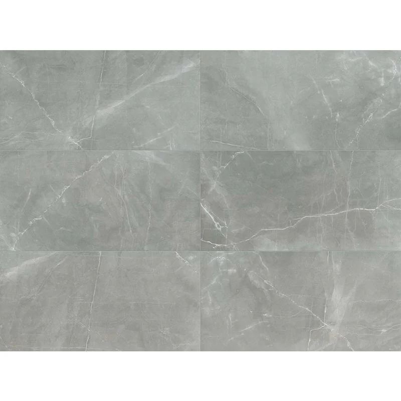 Gres Porcellanato Effetto Marmo Rettificato Lucido 60x120 9mm Amani Grey Timeless - Florim
