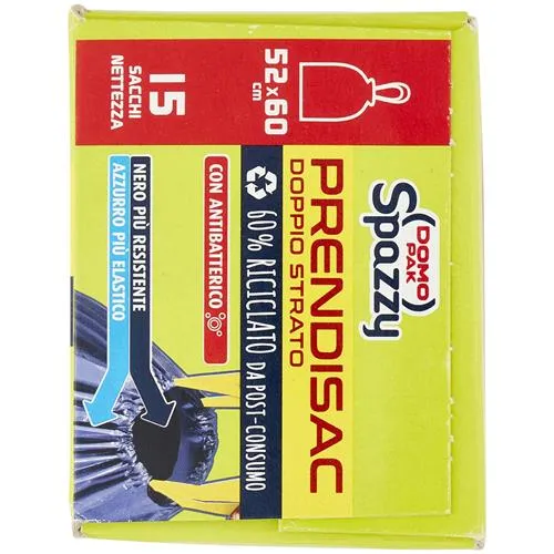 Domopak Spazzy Prendisacc 30lt 15pz 52x60cm – Cartone 24 pz