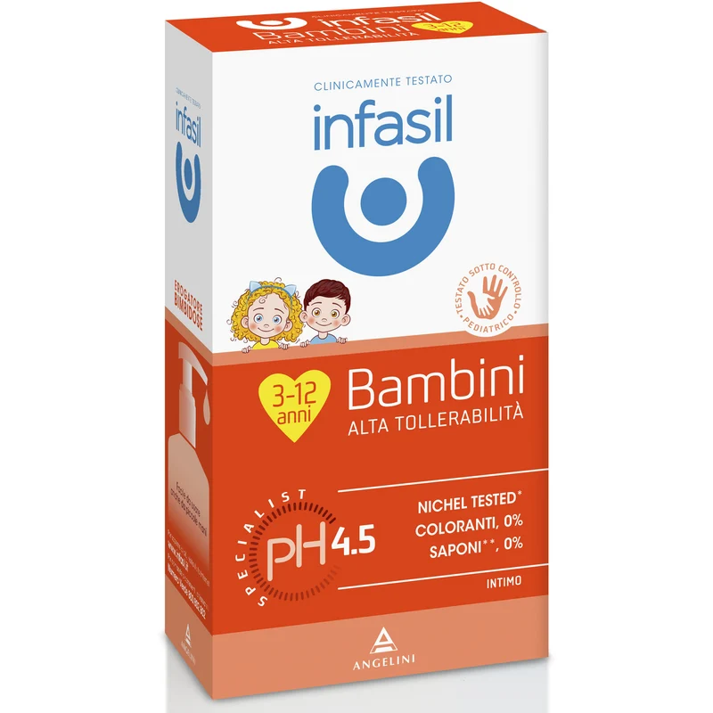 Infasil Intimo 200 ml — Detergente Intimo · Cartone da 12 confezioni