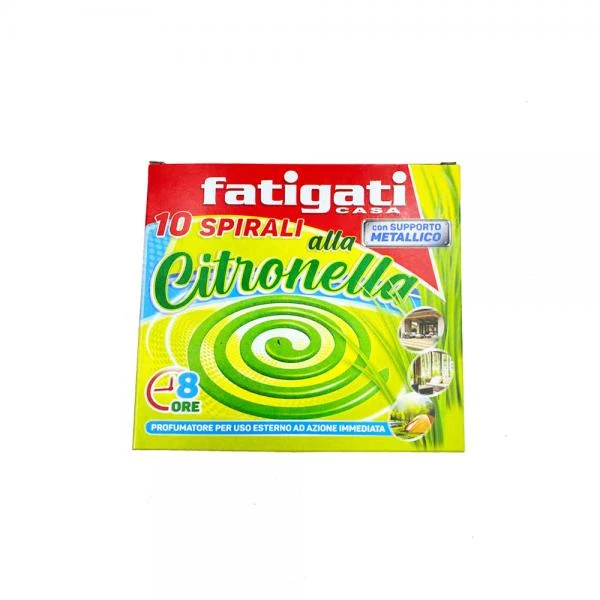 Fatigati Spirale Citronella pz 10 – Cartone 48 pz
