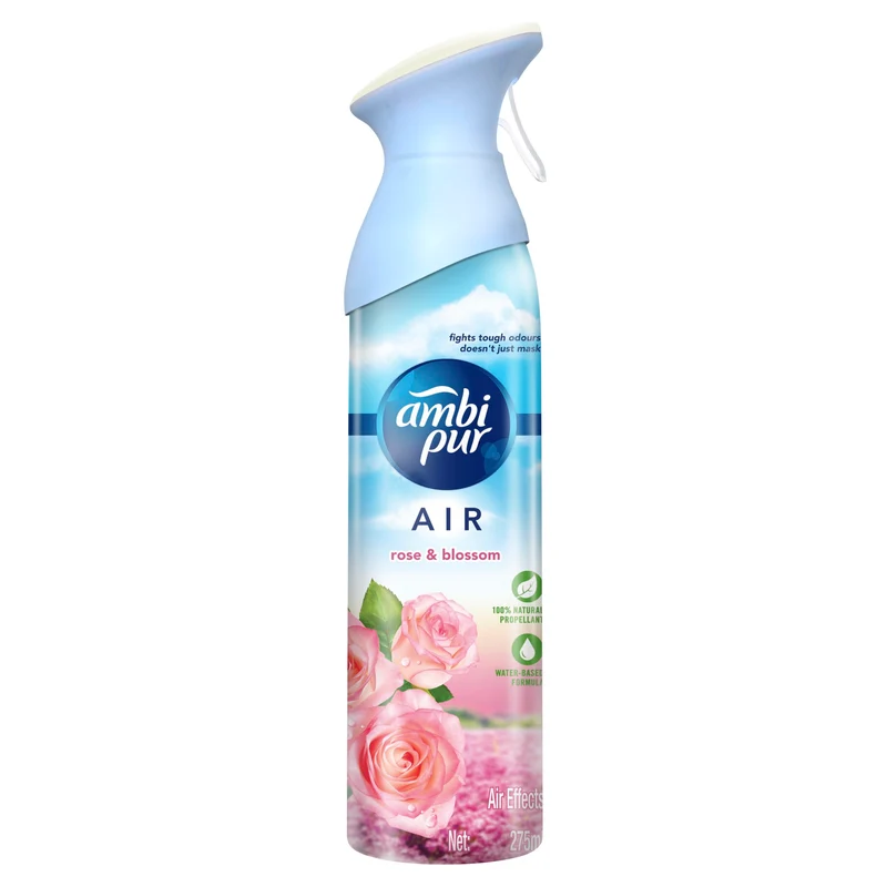 Ambi Pur Air Effect Spray 185ml — Deodorante Ambiente · Cartone da 8 confezioni