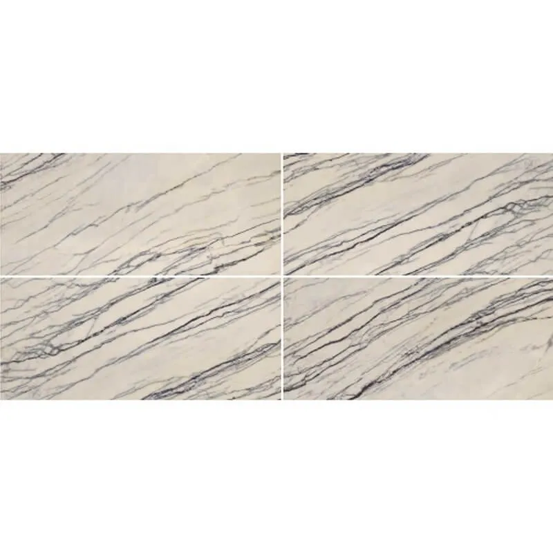 Gres Porcellanato Effetto Marmo Rettificato Lucido 40x120 6mm Pearl Deluxe La Marmoteca - Gardenia Orchidea