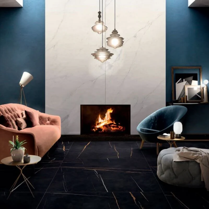 Gres Porcellanato Effetto Marmo Rettificato Lucido 120x120 6mm Sahara White La Marmoteca - Gardenia Orchidea