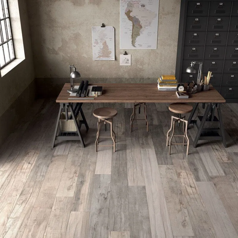 Gres Porcellanato Effetto Legno Rettificato Naturale 20x120 8.5mm Moon Dolphin - ABK