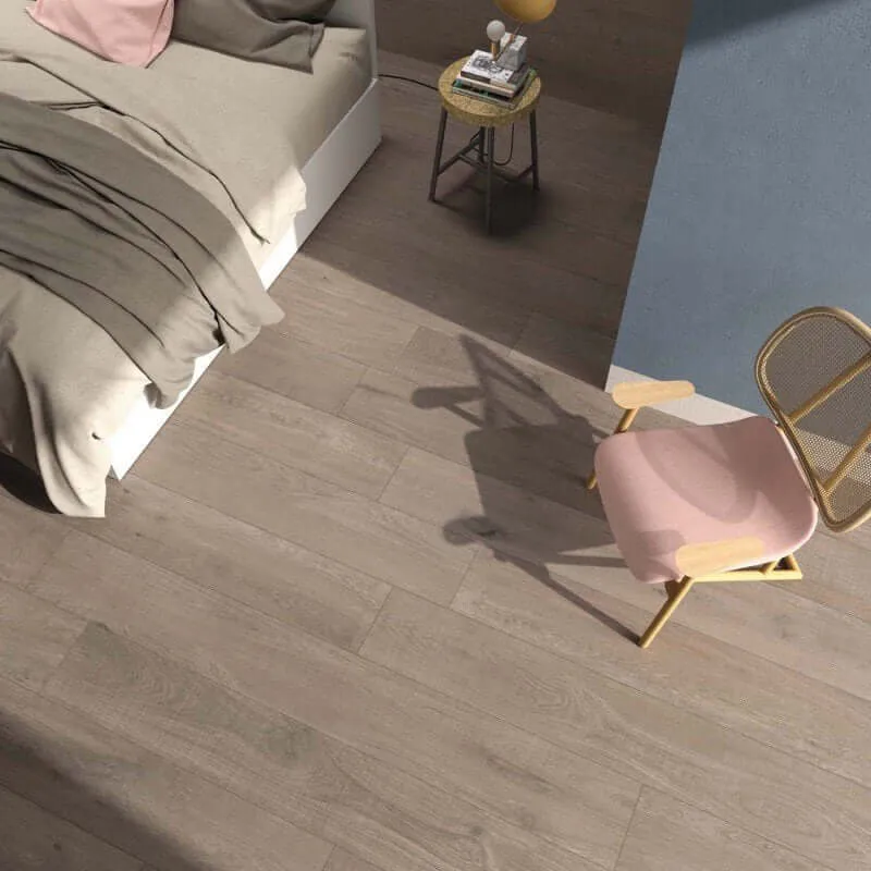 Gres Porcellanato Effetto Legno Rettificato Naturale 20x120 8.5mm Tan Crossroad Wood - ABK