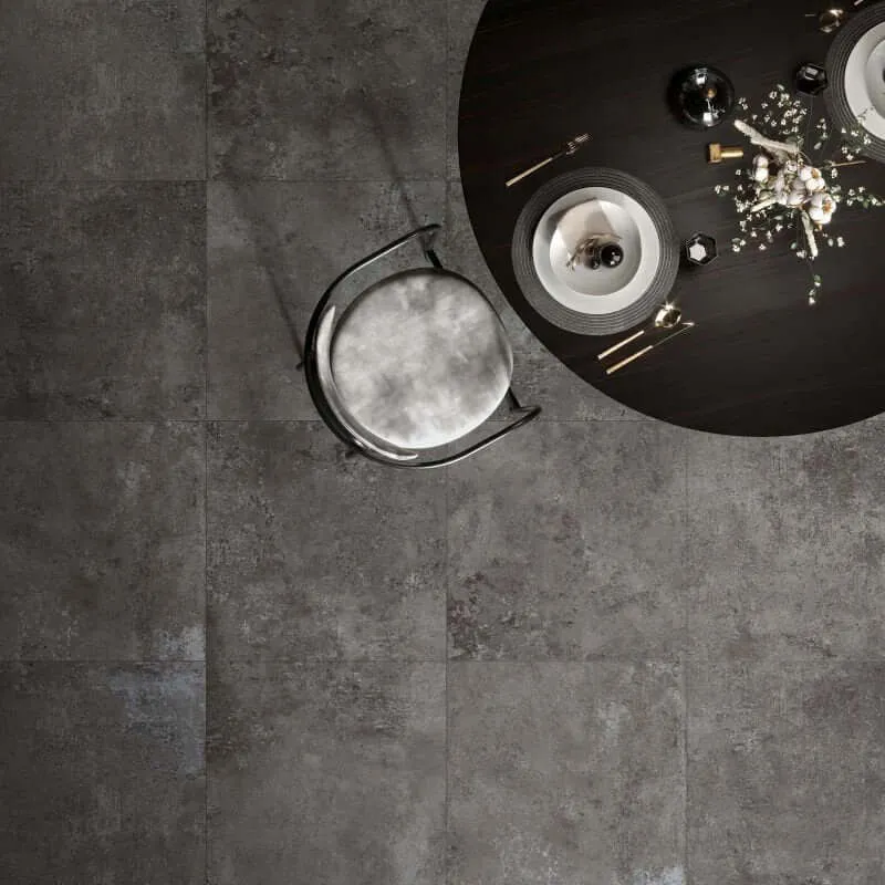 Gres Porcellanato Effetto Cemento Rettificato Naturale 60x60 8.5mm Taupe Ghost - ABK