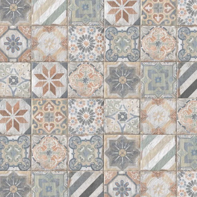 Gres Porcellanato Effetto Cemento Naturale 20x20 Finca Vigia Mix Havana - Cir Serenissima