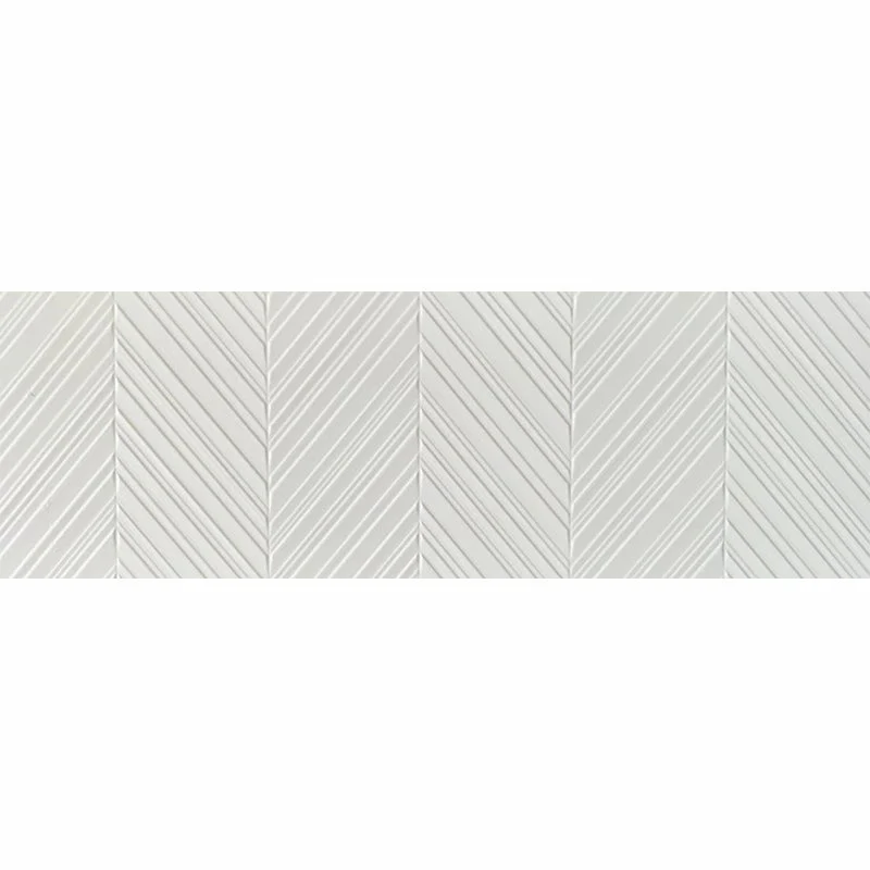 Rivestimento in Ceramica Effetto Decoro Naturale 30x90 Bianco Look Glaciar - Cifre