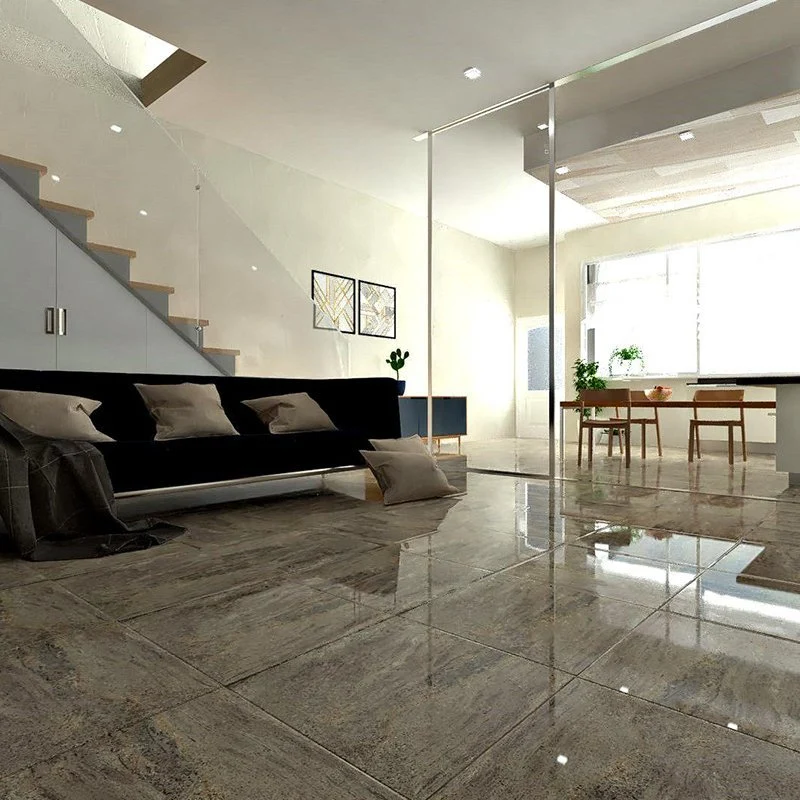 Gres Porcellanato Effetto Marmo Levigato 60x60 Antracite Star - Peronda